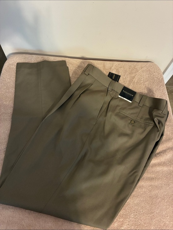 Natural Exchange Executive Other - Natural Exchange Executive 44W x 34L Men’s Olive‎ Dress Pants - Classic Tailored